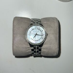 Mini Lauryn Pavé Silver-Tone Watch